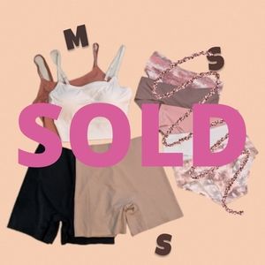 Bra underwear & shorts shapewear set